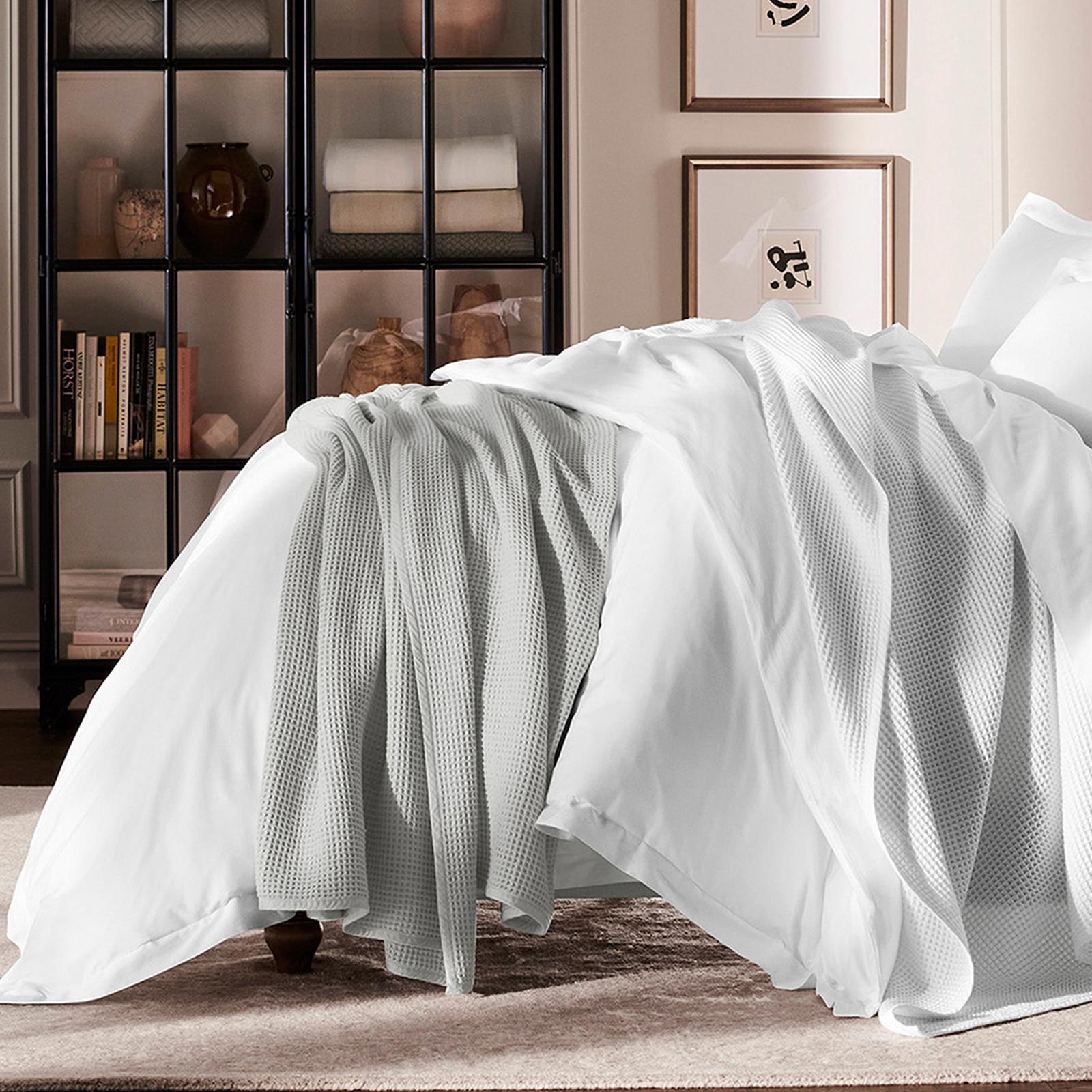 Organic Waffle Bed Blanket
