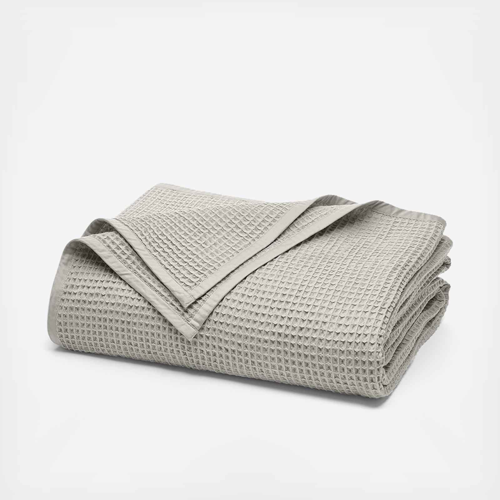 Organic Waffle Bed Blanket 3 Organic Waffle Bed Blanket