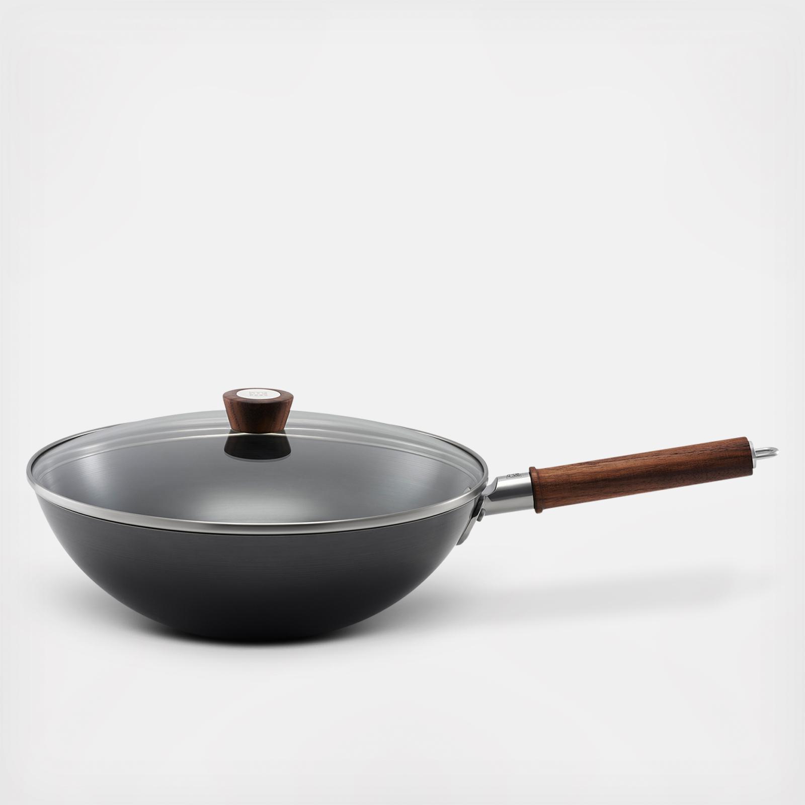 Dragon Carbon Steel Wok with Lid 2 Dragon Carbon Steel Wok with Lid