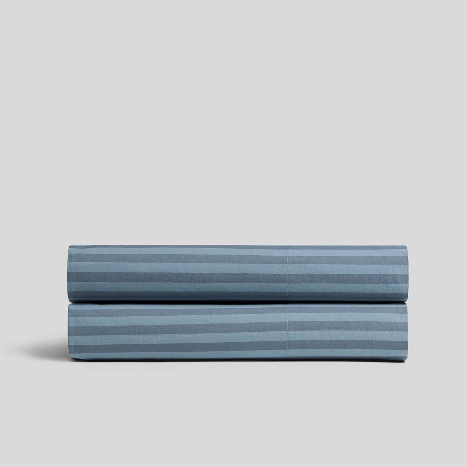 Percale Long-Staple Egyptian Cotton Stripe Fitted Sheet 2 Percale Long-Staple Egyptian Cotton Stripe Fitted Sheet