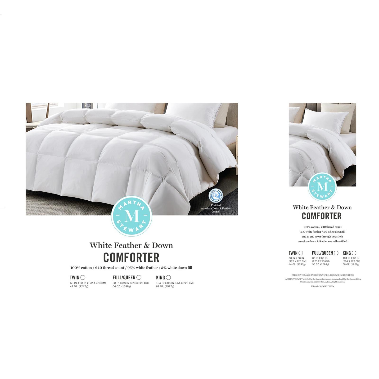 240-Thread Count 95/5 Feather and Down Comforter 5 240-Thread Count 95/5 Feather and Down Comforter