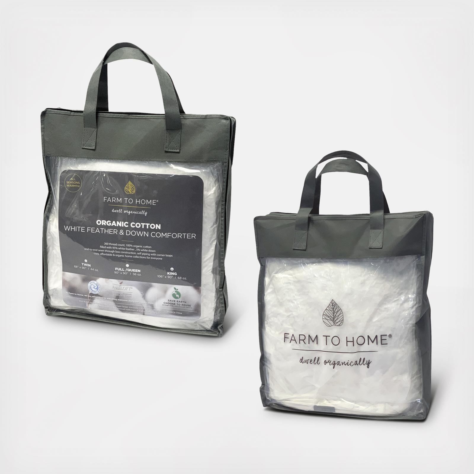 Organic All Season Feather and Down Comforter 7 Organic All Season Feather and Down Comforter