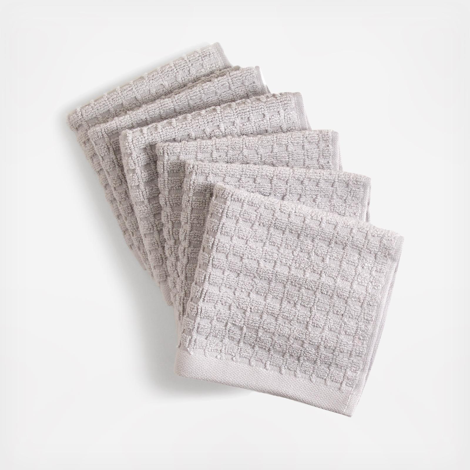 Quick Dry Washcloth, Set of 6 3 Quick Dry Washcloth, Set of 6