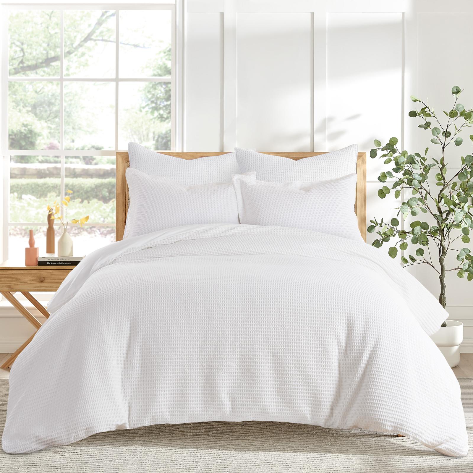 Cloud Waffle 3-Piece Duvet Set