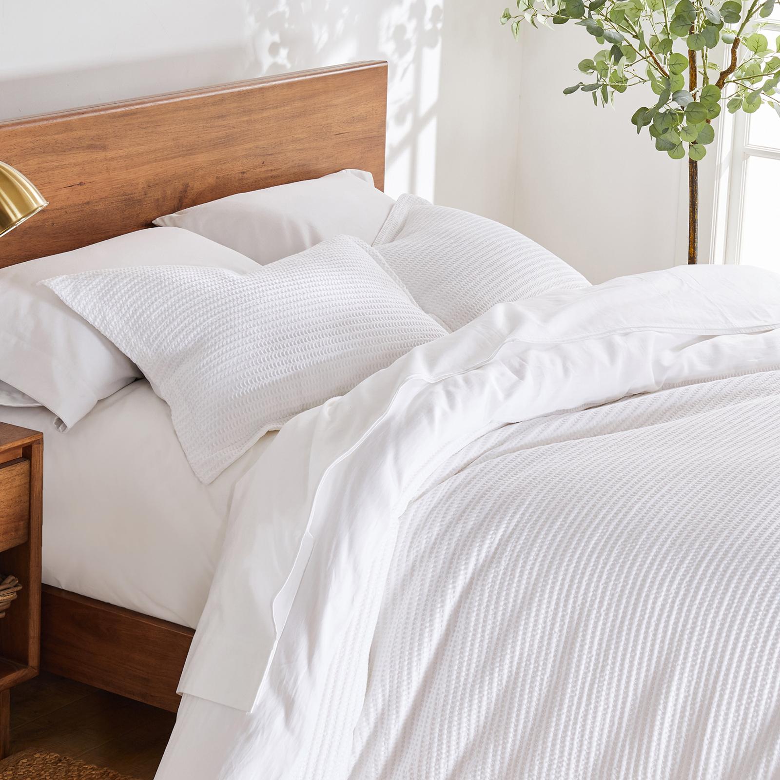 Cloud Waffle 3-Piece Duvet Set
