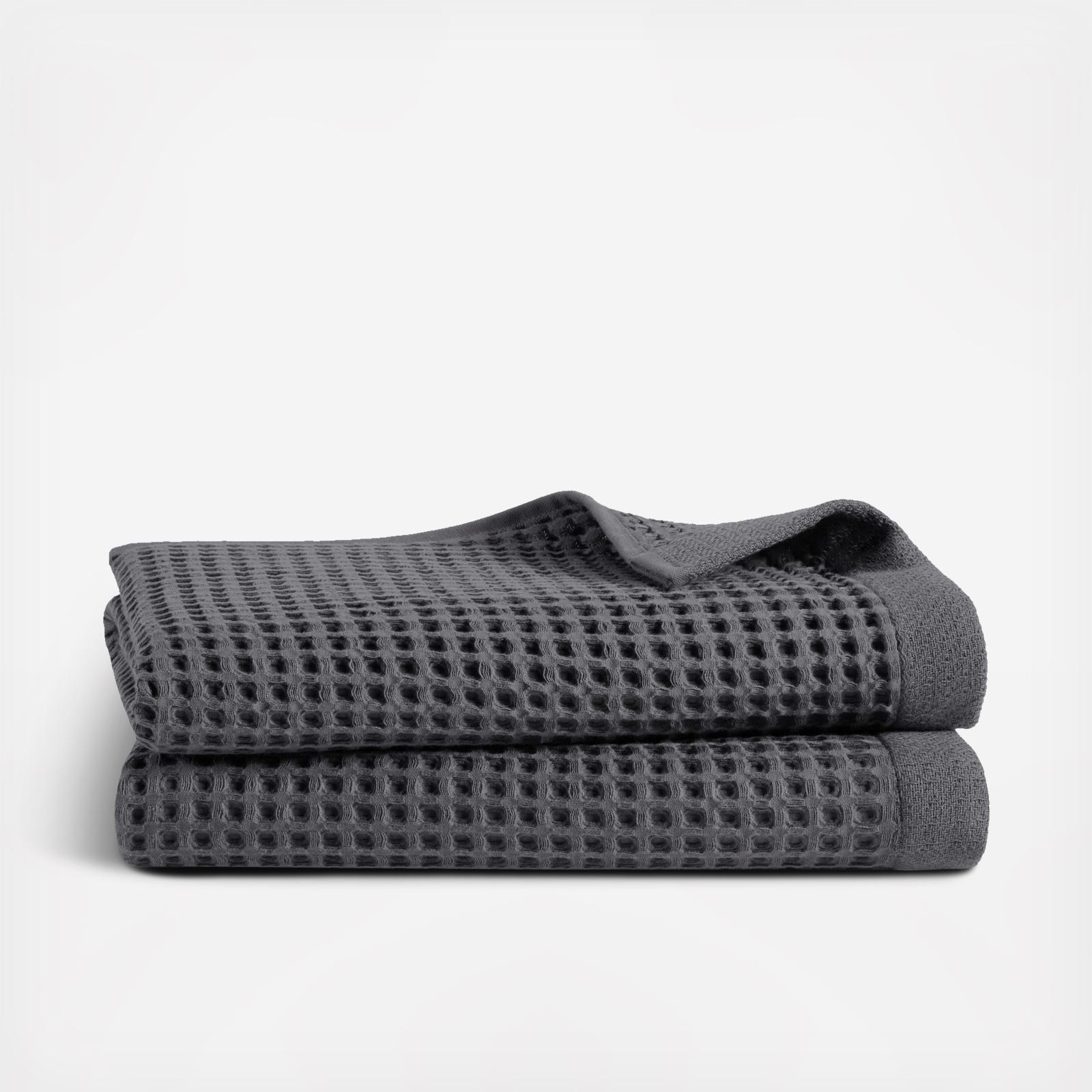 Waffle Bath Towel, Set of 2 2 Waffle Bath Towel, Set of 2