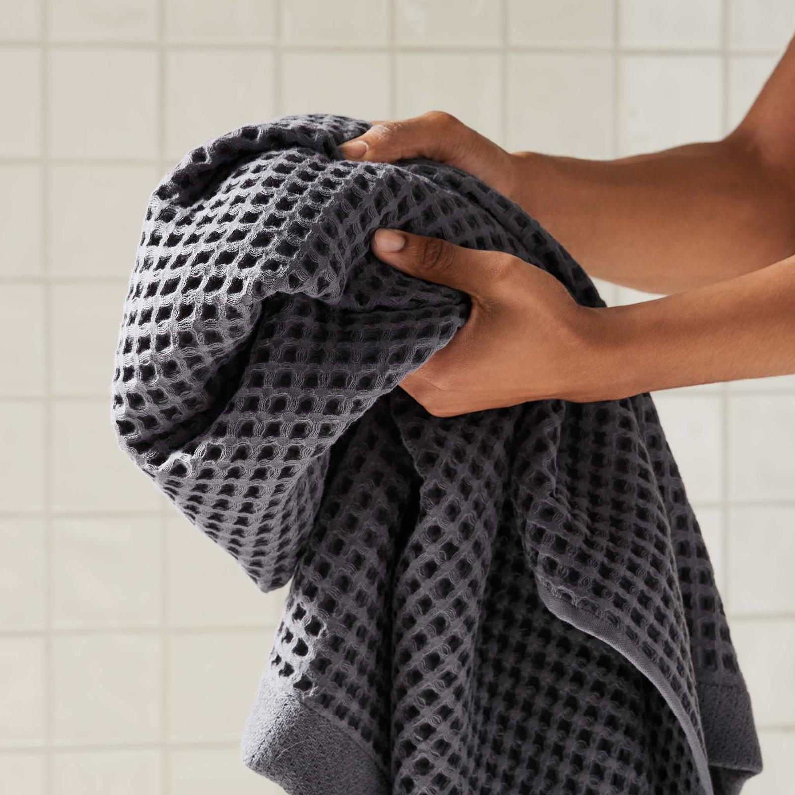 Waffle Bath Towel, Set of 2 3 Waffle Bath Towel, Set of 2