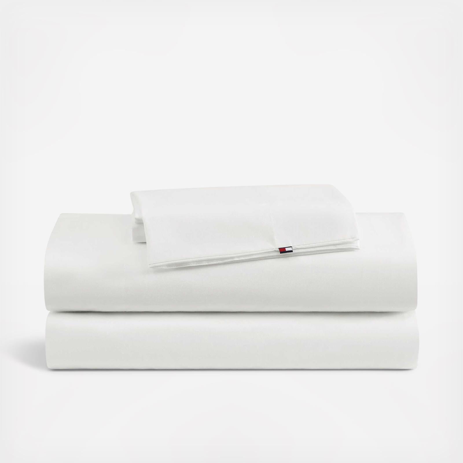 Th Performance Cooling Cotton Percale 4-Piece Sheet Set 2 Th Performance Cooling Cotton Percale 4-Piece Sheet Set
