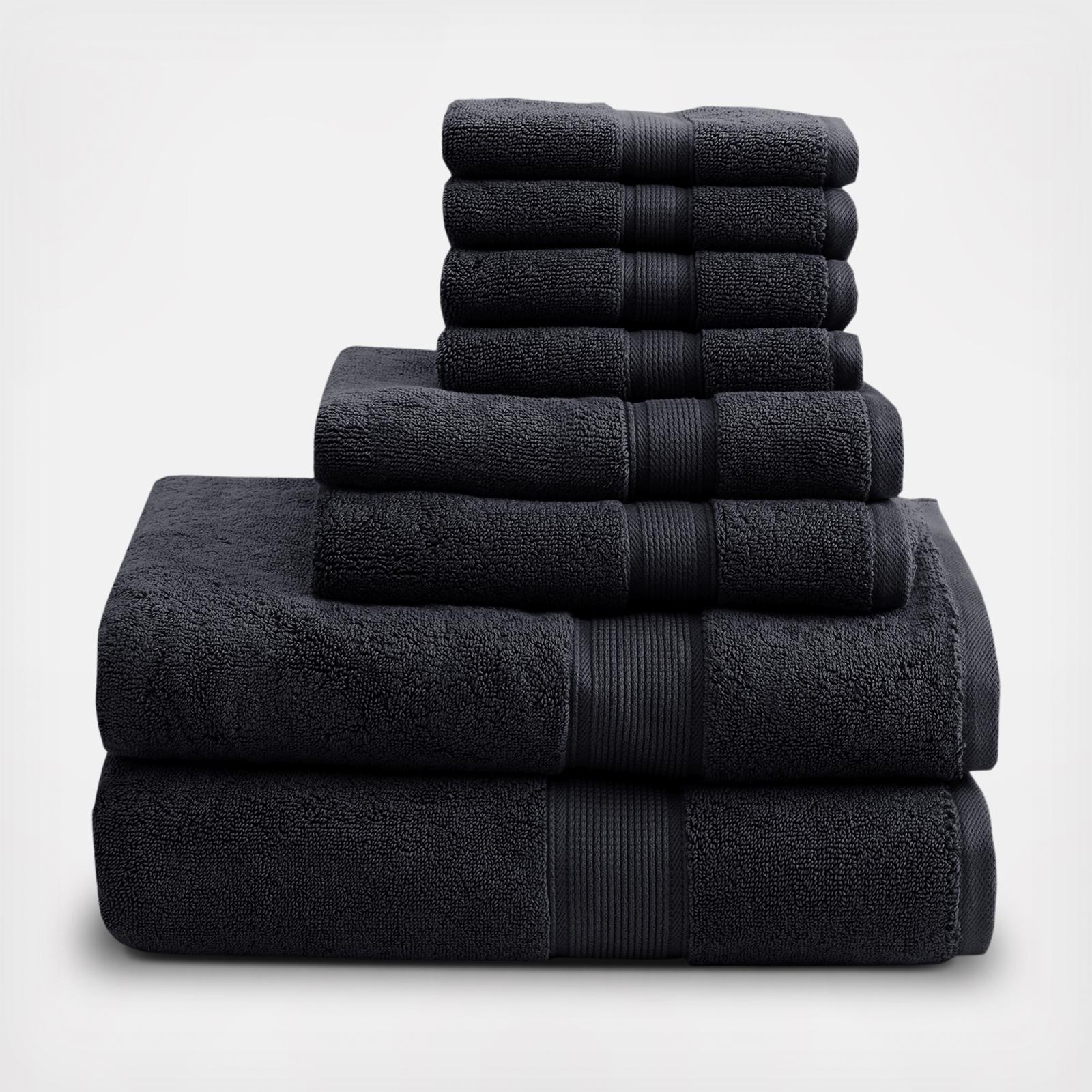 Signature Cotton 8-Piece Towel Set 2 Signature Cotton 8-Piece Towel Set