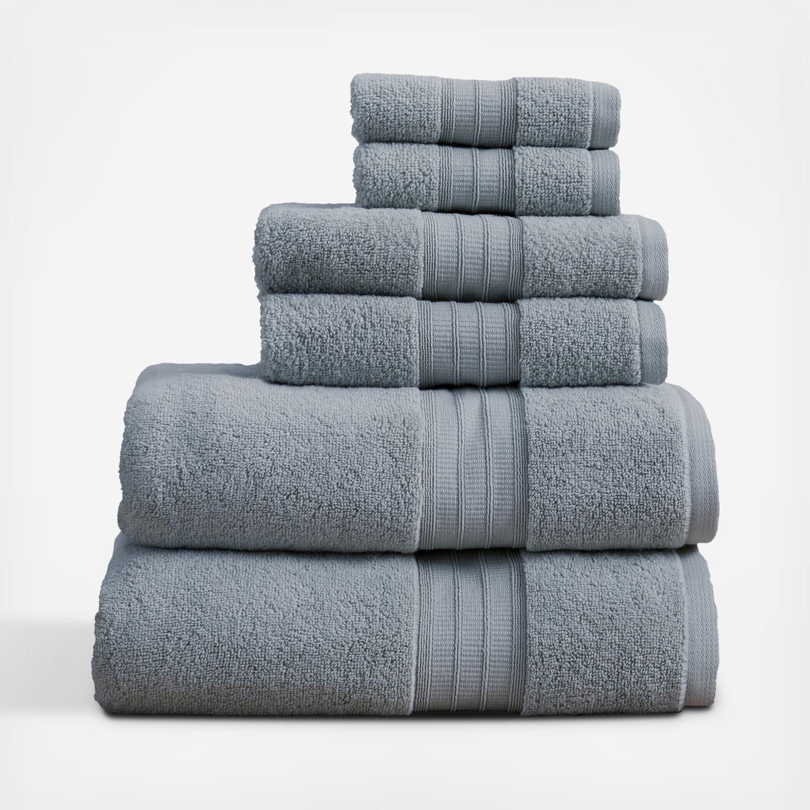 Chiara 6-Piece Premium Bath Towel Set 2 Chiara 6-Piece Premium Bath Towel Set