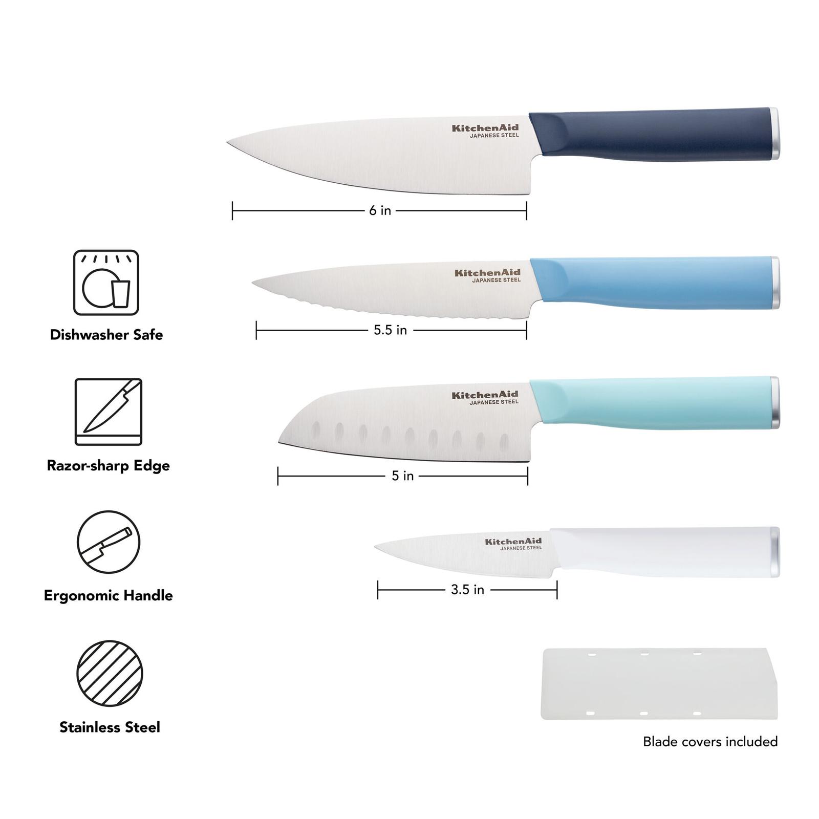 Gourmet 4-Piece Assorted Chef Knife Set 4 Gourmet 4-Piece Assorted Chef Knife Set