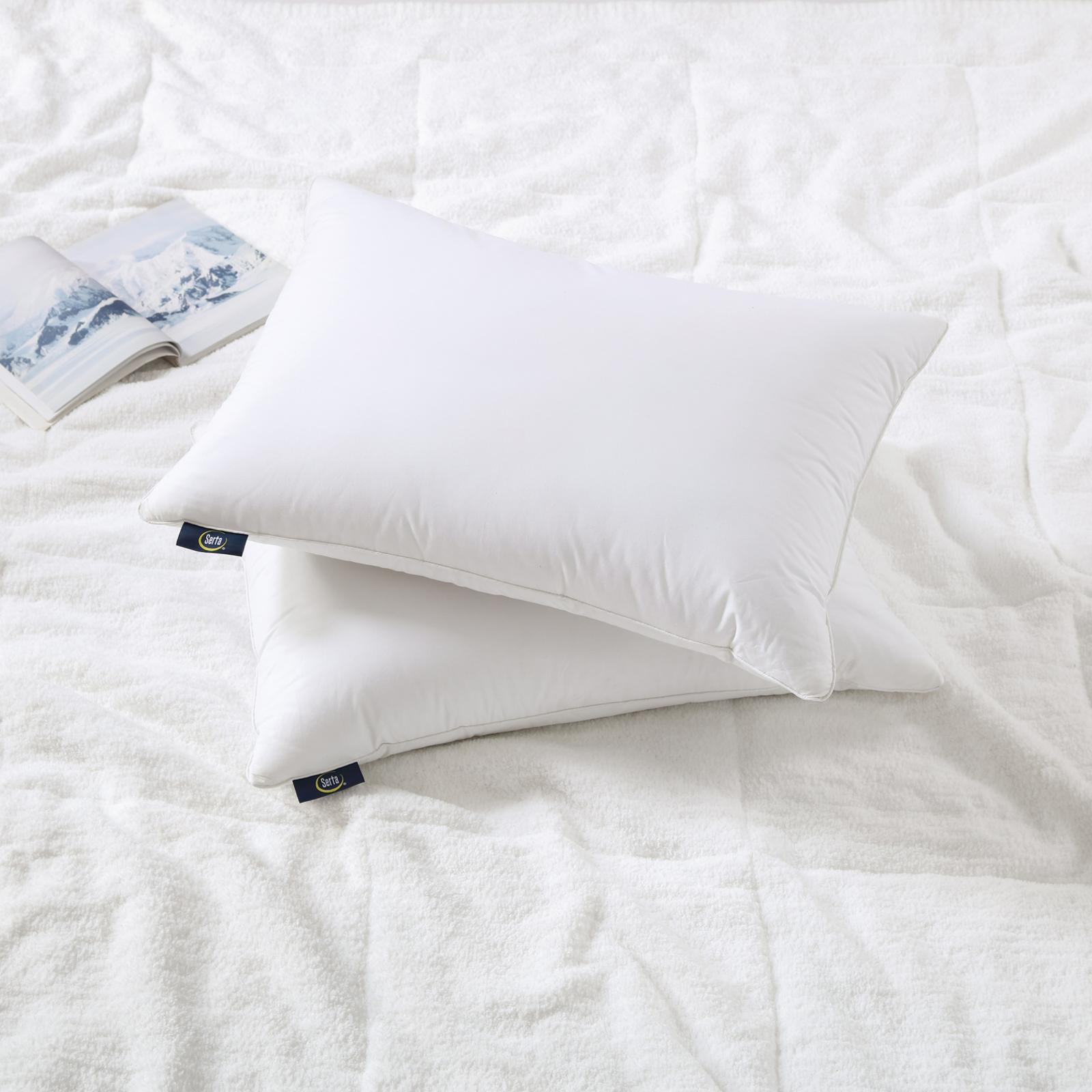 HeiQ Cooling Softy Around Feather and Down Pillow, Set of 2 4 HeiQ Cooling Softy Around Feather and Down Pillow, Set of 2