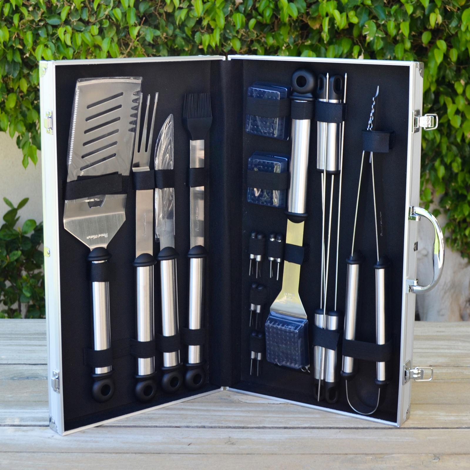 20-Piece Stainless Steel Master Grill Tool Set