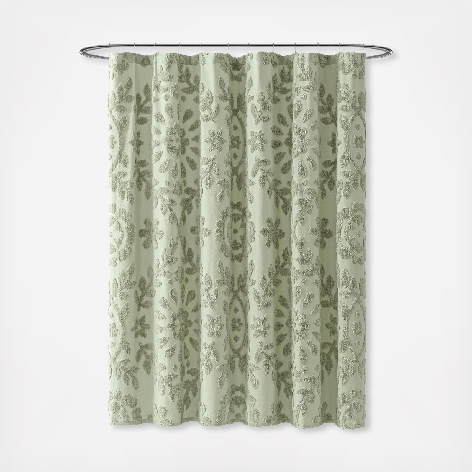 Chenille Laurel Shower Curtain