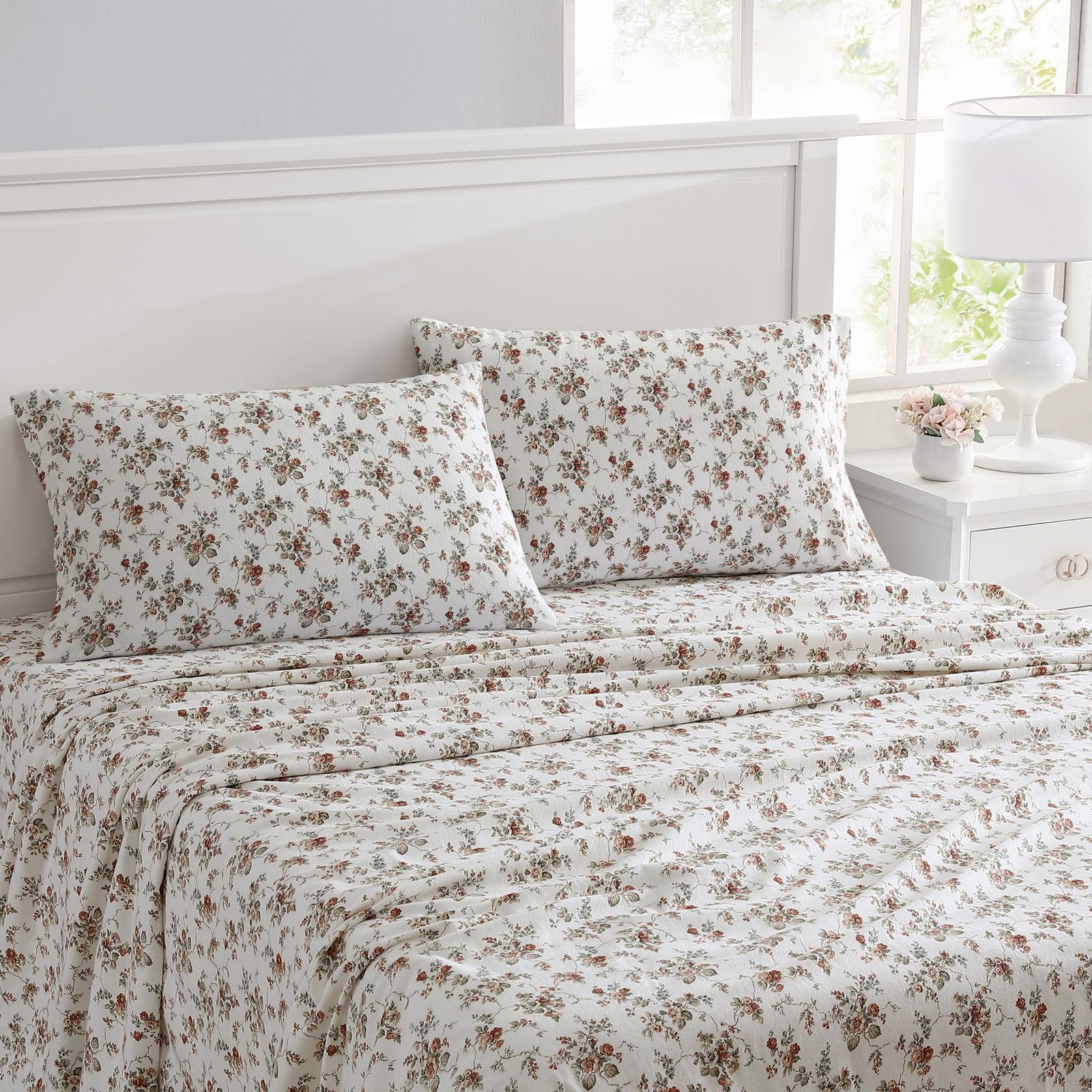Cotton Flannel 4-Piece Sheet Set 11 Cotton Flannel 4-Piece Sheet Set