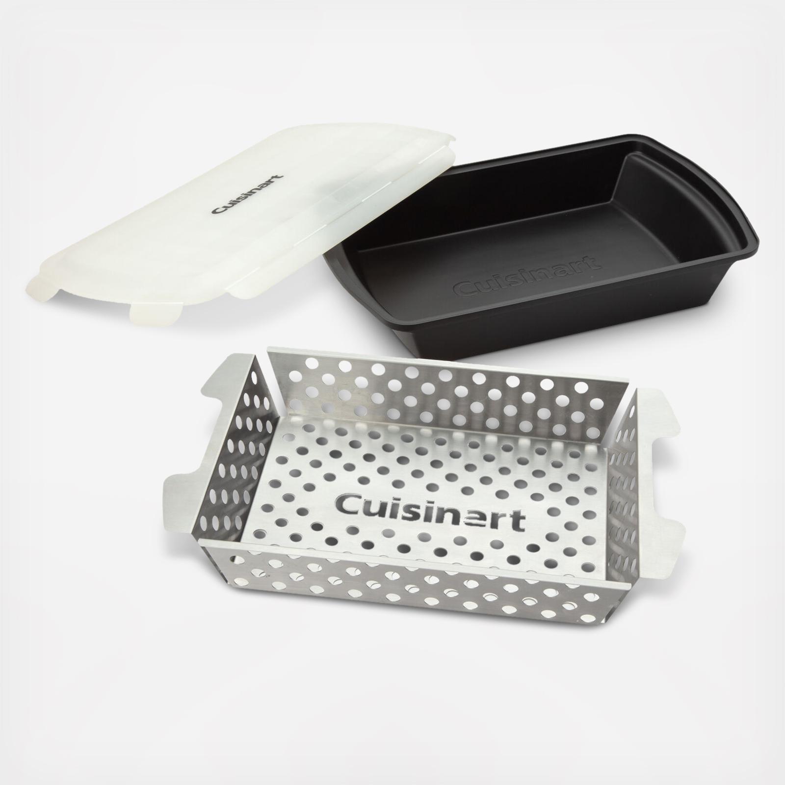 Marinade and Grilling Basket Set 2 Marinade and Grilling Basket Set