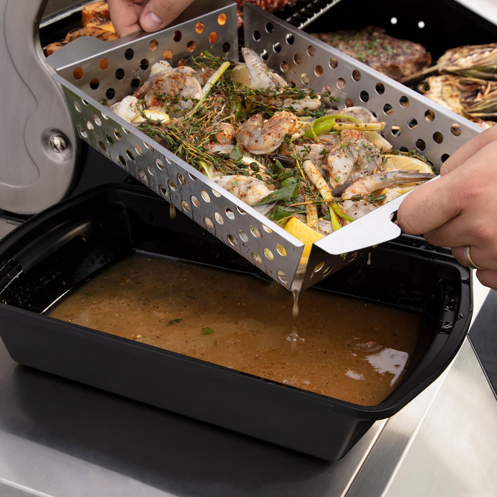 Marinade and Grilling Basket Set 4 Marinade and Grilling Basket Set