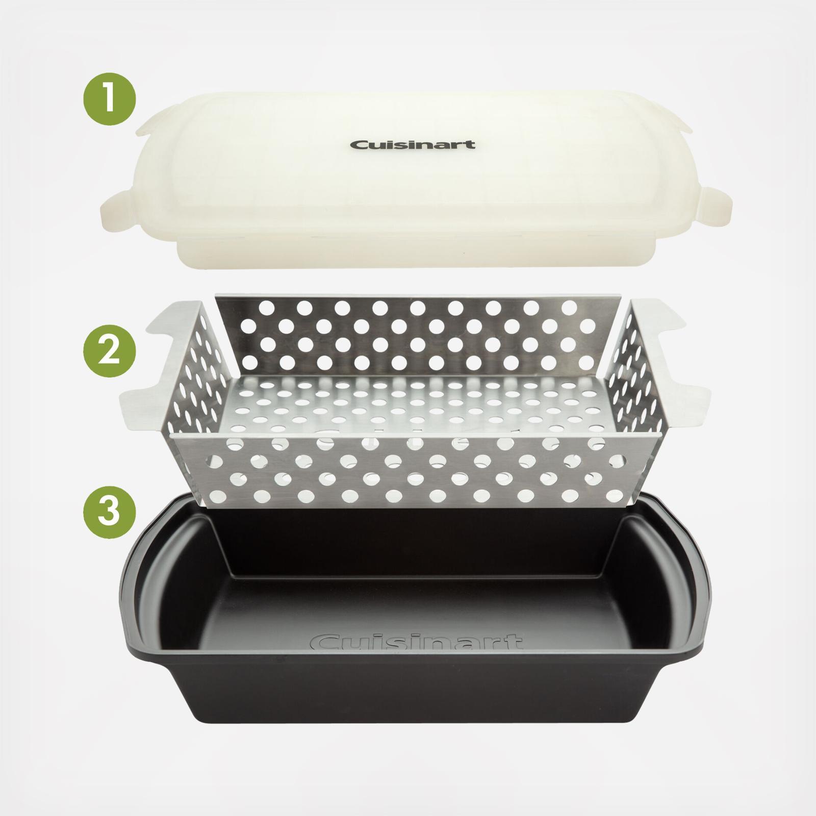 Marinade and Grilling Basket Set 6 Marinade and Grilling Basket Set