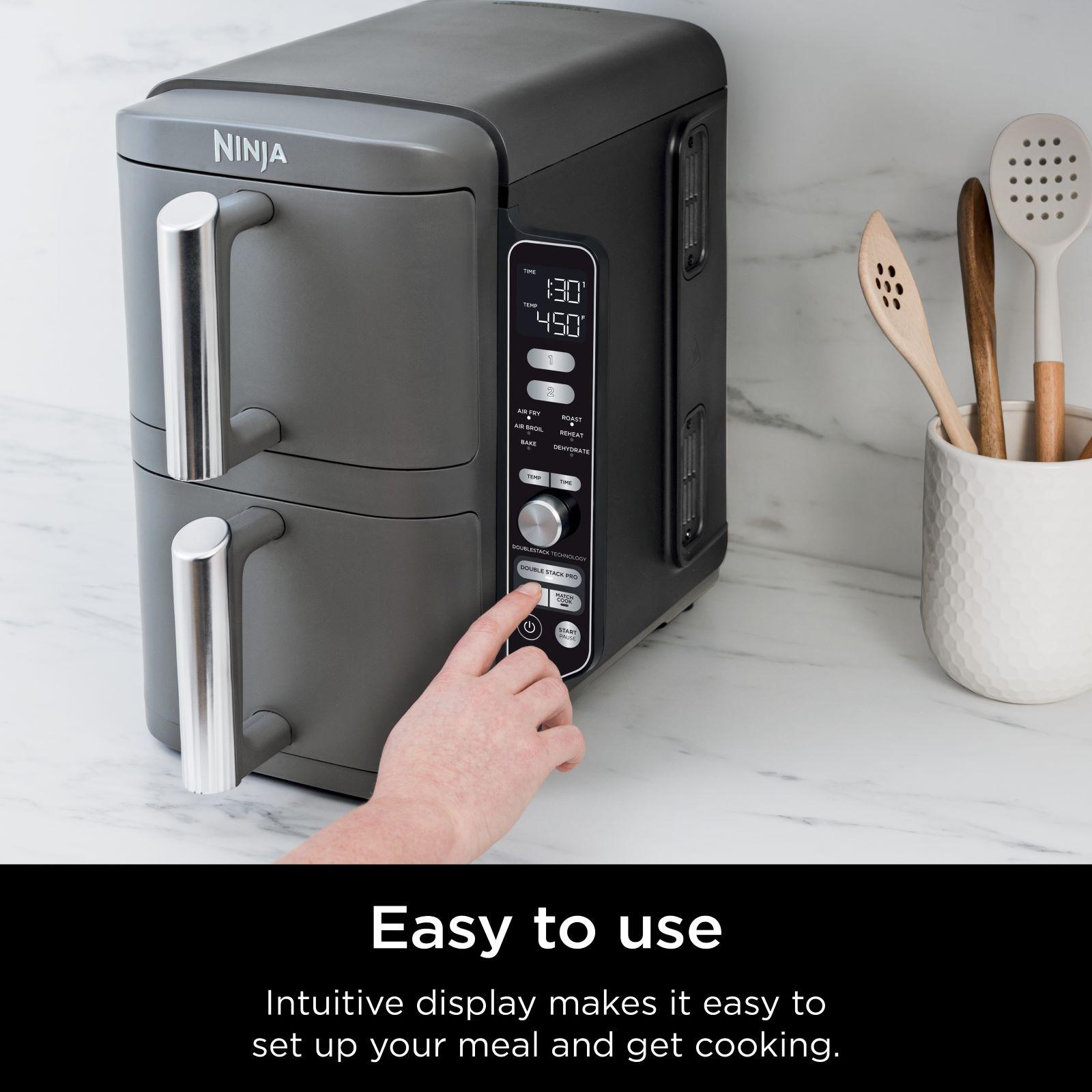 Double Stack XL 6-in-1 2-Basket Air Fryer 7 Double Stack XL 6-in-1 2-Basket Air Fryer