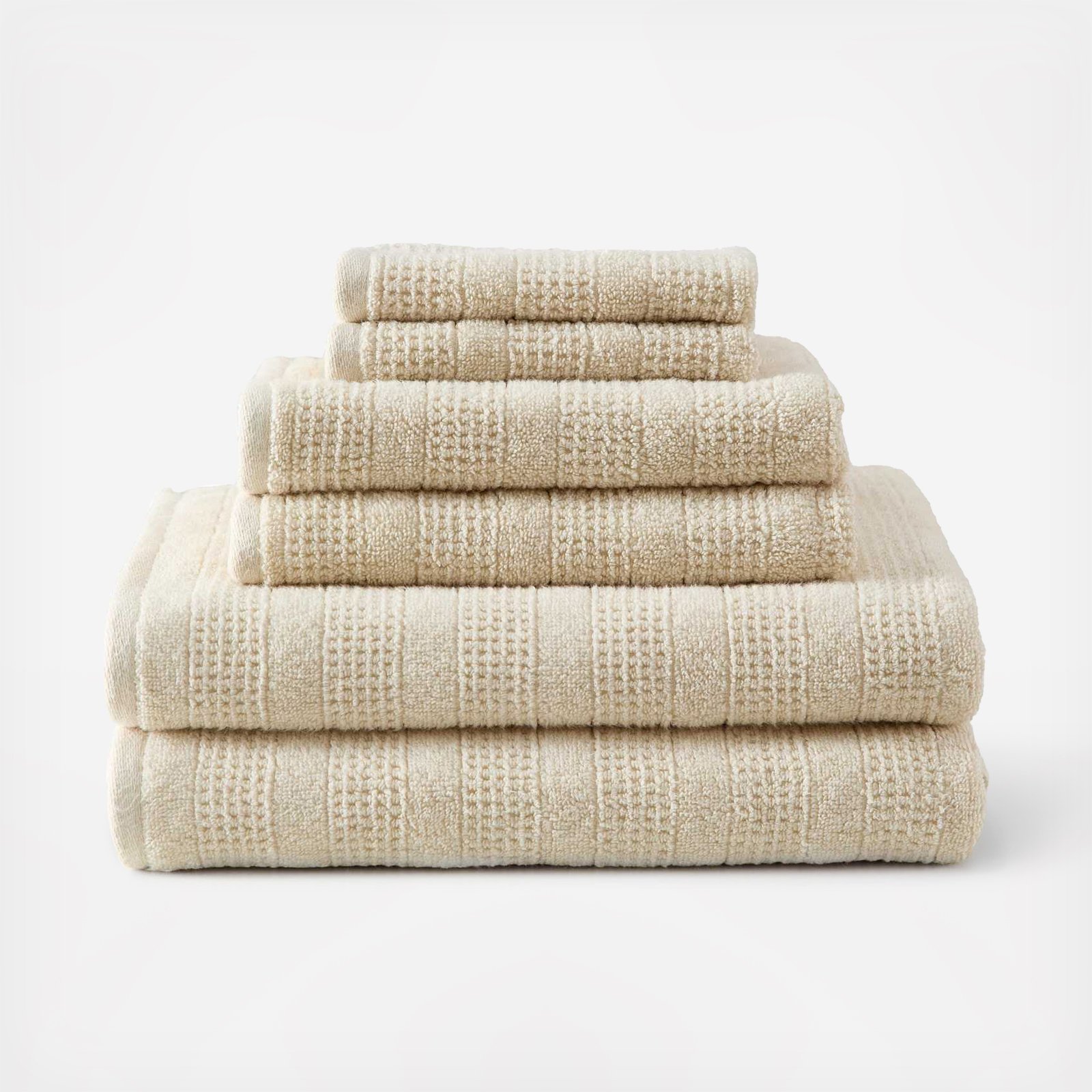 Bedford Cottage Textured 6-Piece Towel Set