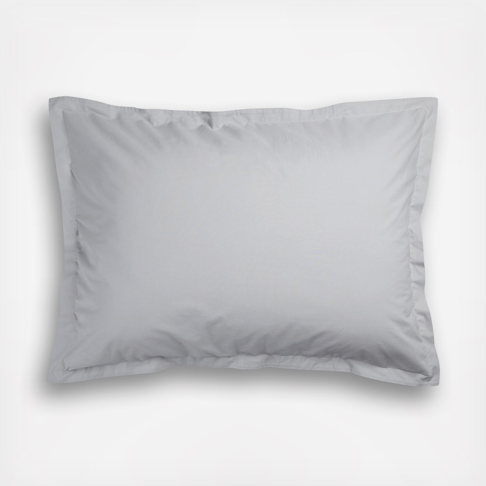 Percale Long-Staple Egyptian Cotton Sham, Set of 2 2 Percale Long-Staple Egyptian Cotton Sham, Set of 2