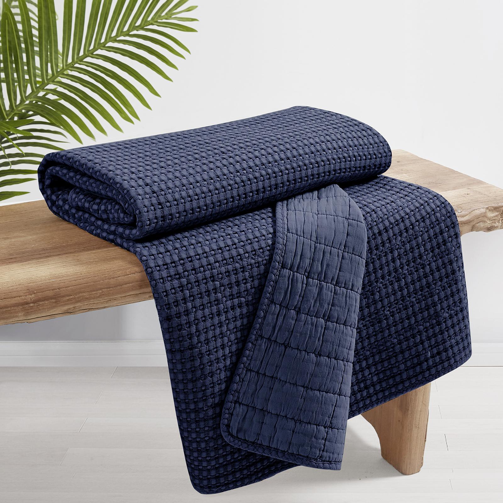 Mills Waffle Quilted Throw 9 Mills Waffle Quilted Throw