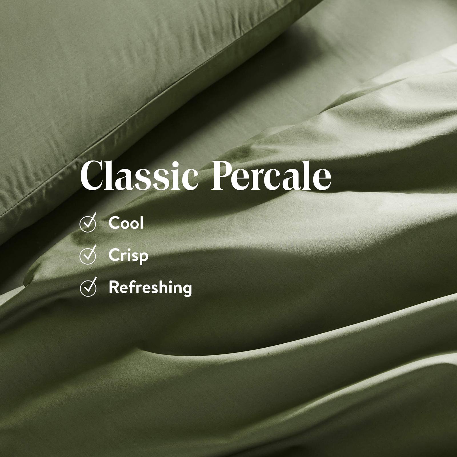 Classic Percale 7-Piece Sheet & Duvet Bundle 4 Classic Percale 7-Piece Sheet & Duvet Bundle