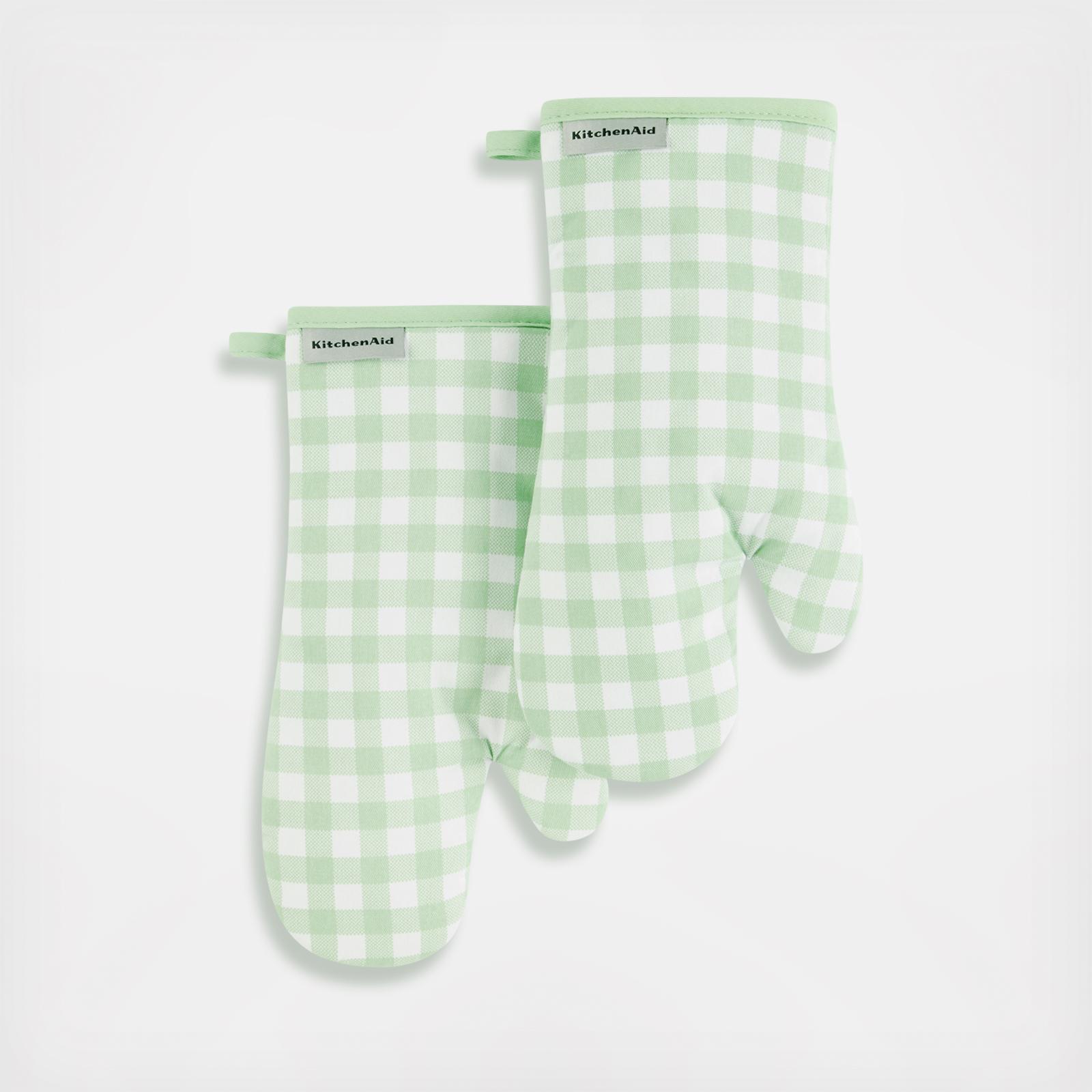 Gingham Oven Mitt, Set of 2 2 Gingham Oven Mitt, Set of 2