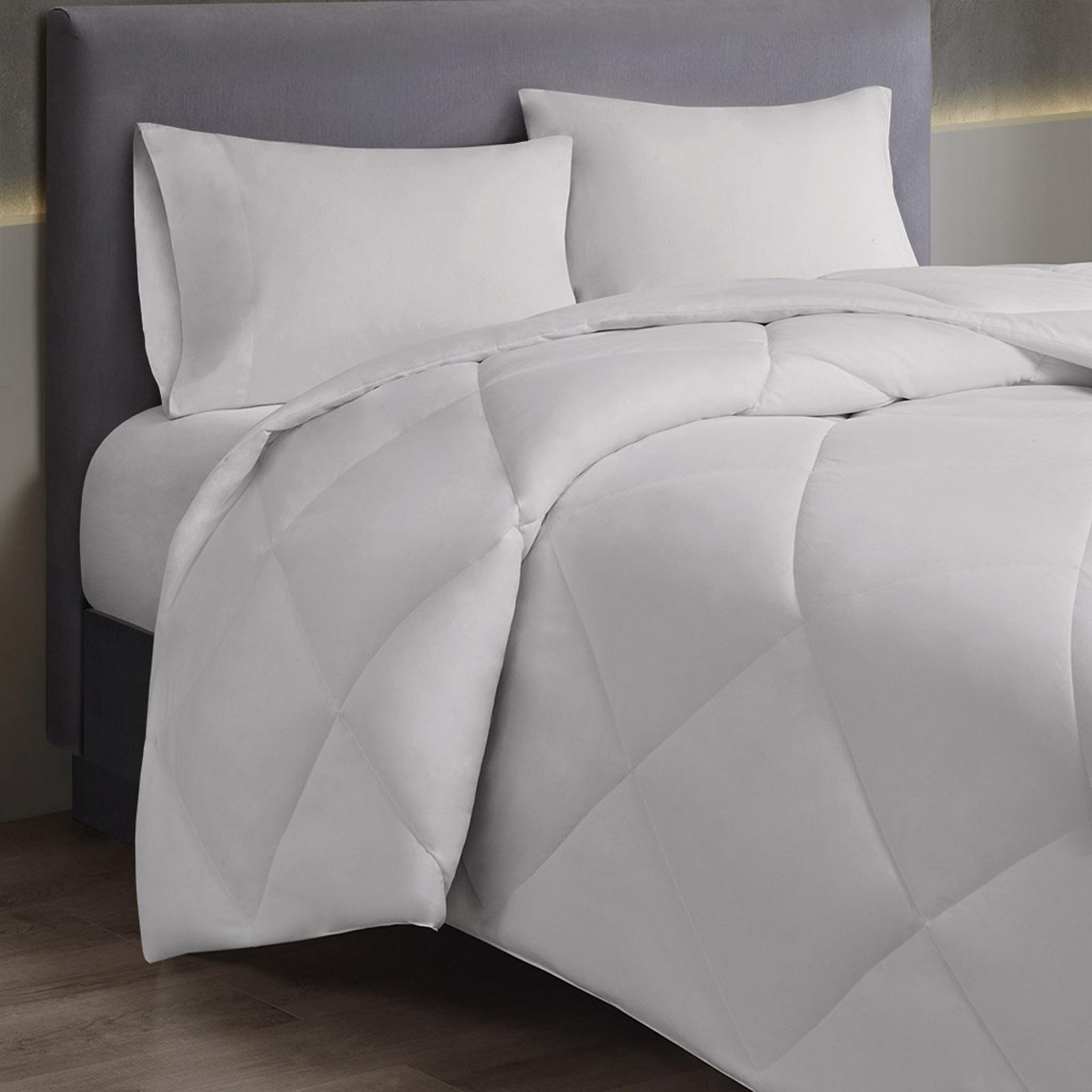 Microfiber Down Alternative Comforter with HeiQ Smart Temp Treatment