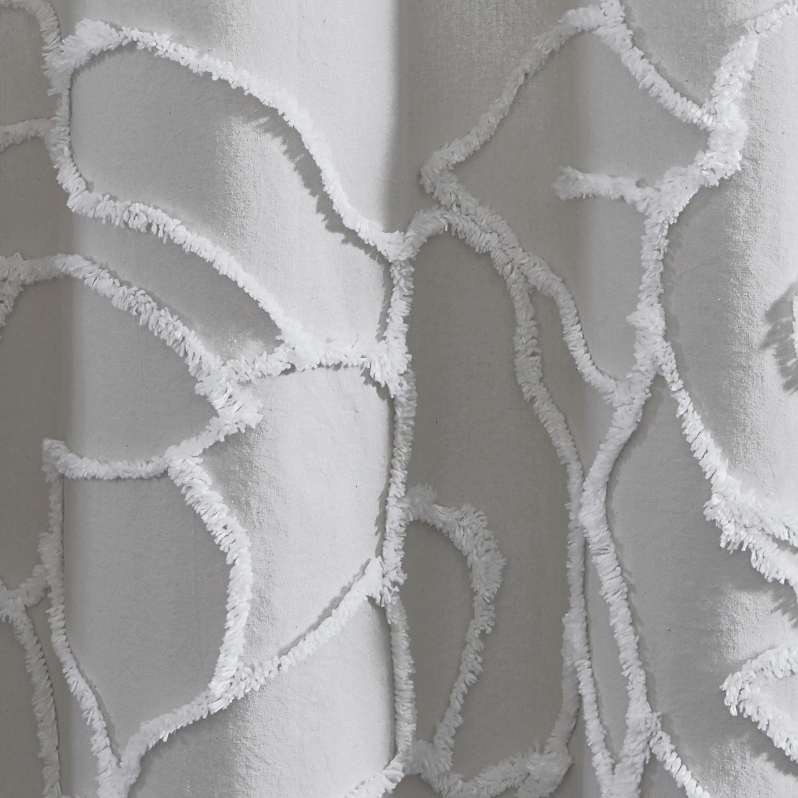 Chenille Rose Shower Curtain 4 Chenille Rose Shower Curtain
