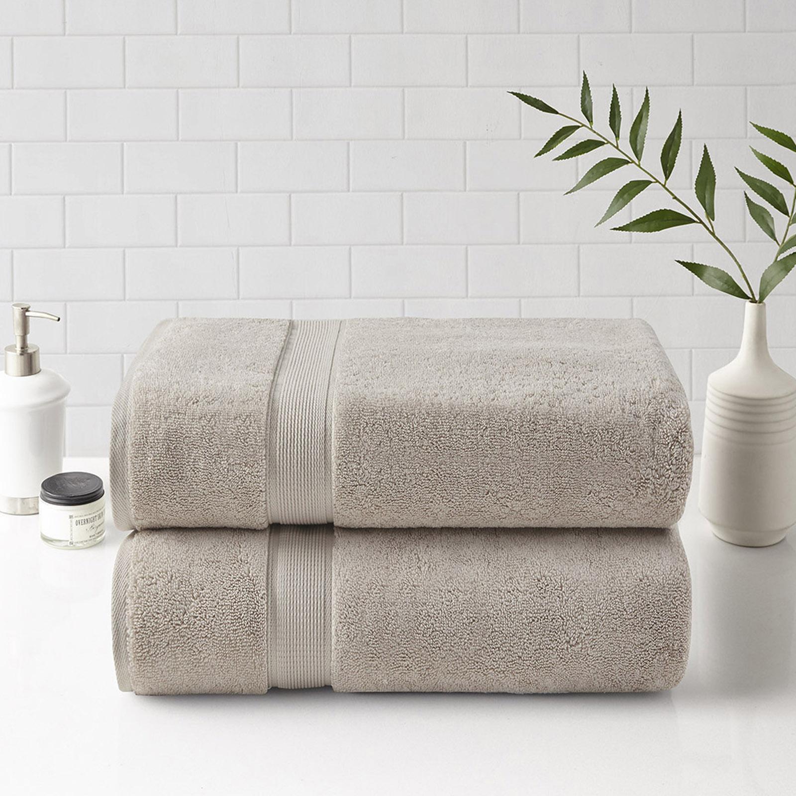 Signature Cotton Bath Sheet, Set of 2 1 Signature Cotton Bath Sheet, Set of 2