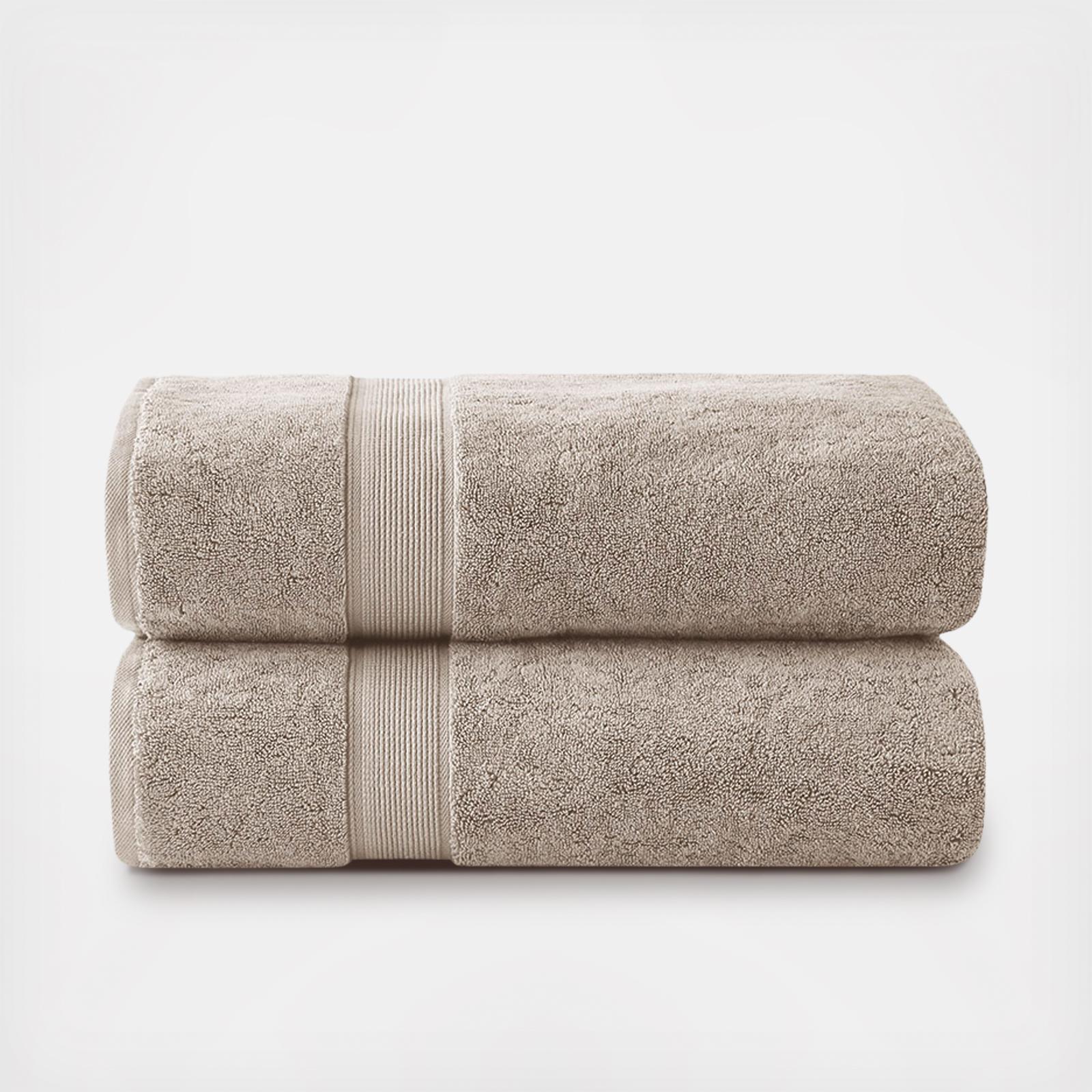 Signature Cotton Bath Sheet, Set of 2 2 Signature Cotton Bath Sheet, Set of 2