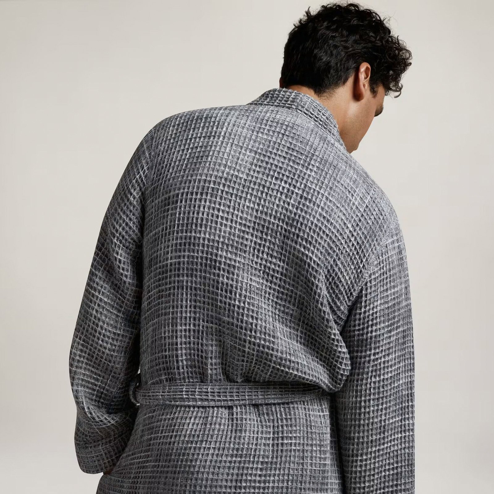Long-Staple Turkish Cotton Waffle Robe 3 Long-Staple Turkish Cotton Waffle Robe