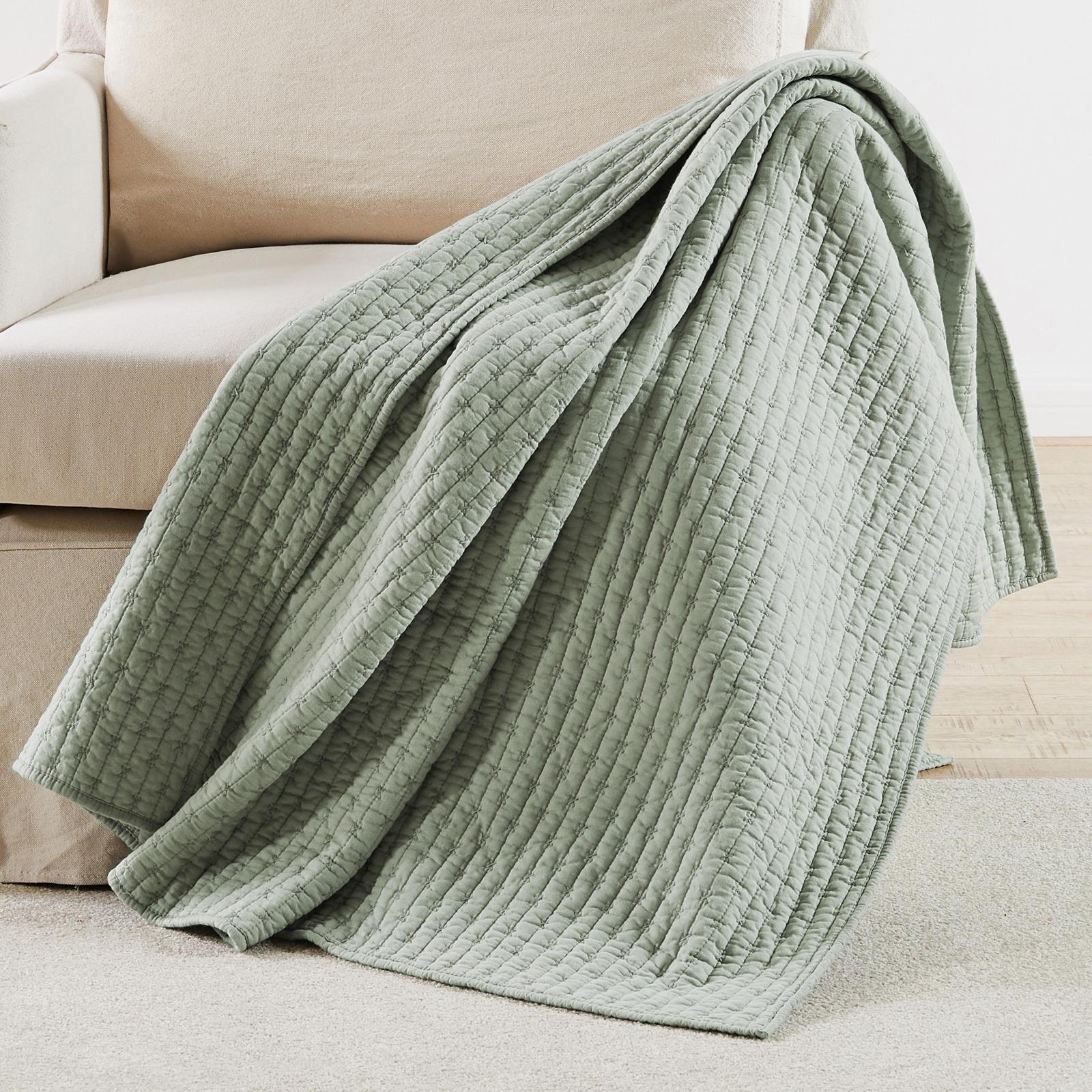 Cross Stitch Quilted Throw 8 Cross Stitch Quilted Throw