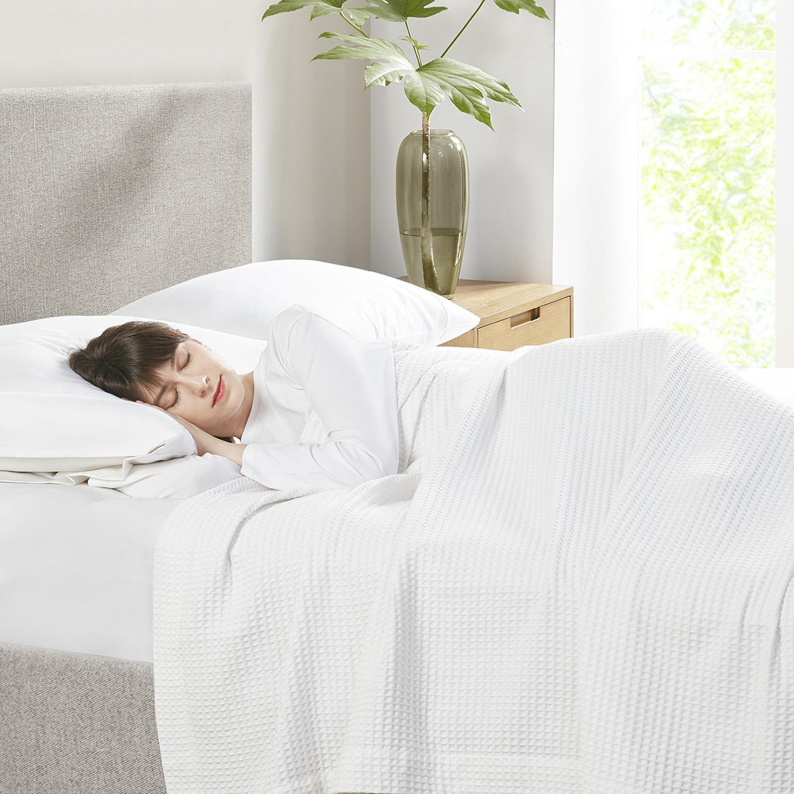 Waffle Weave Cotton Blanket 2 Waffle Weave Cotton Blanket