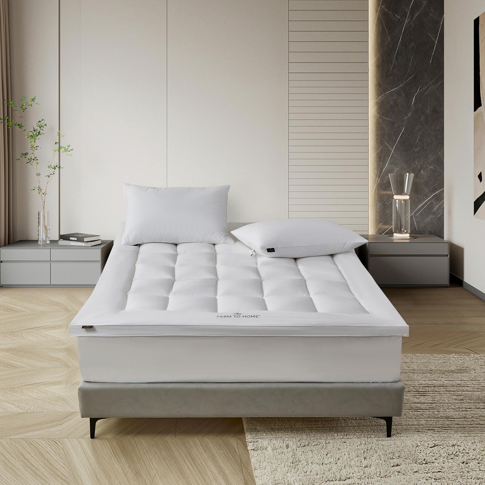 Organic Down Mattress Topper 8 Organic Down Mattress Topper