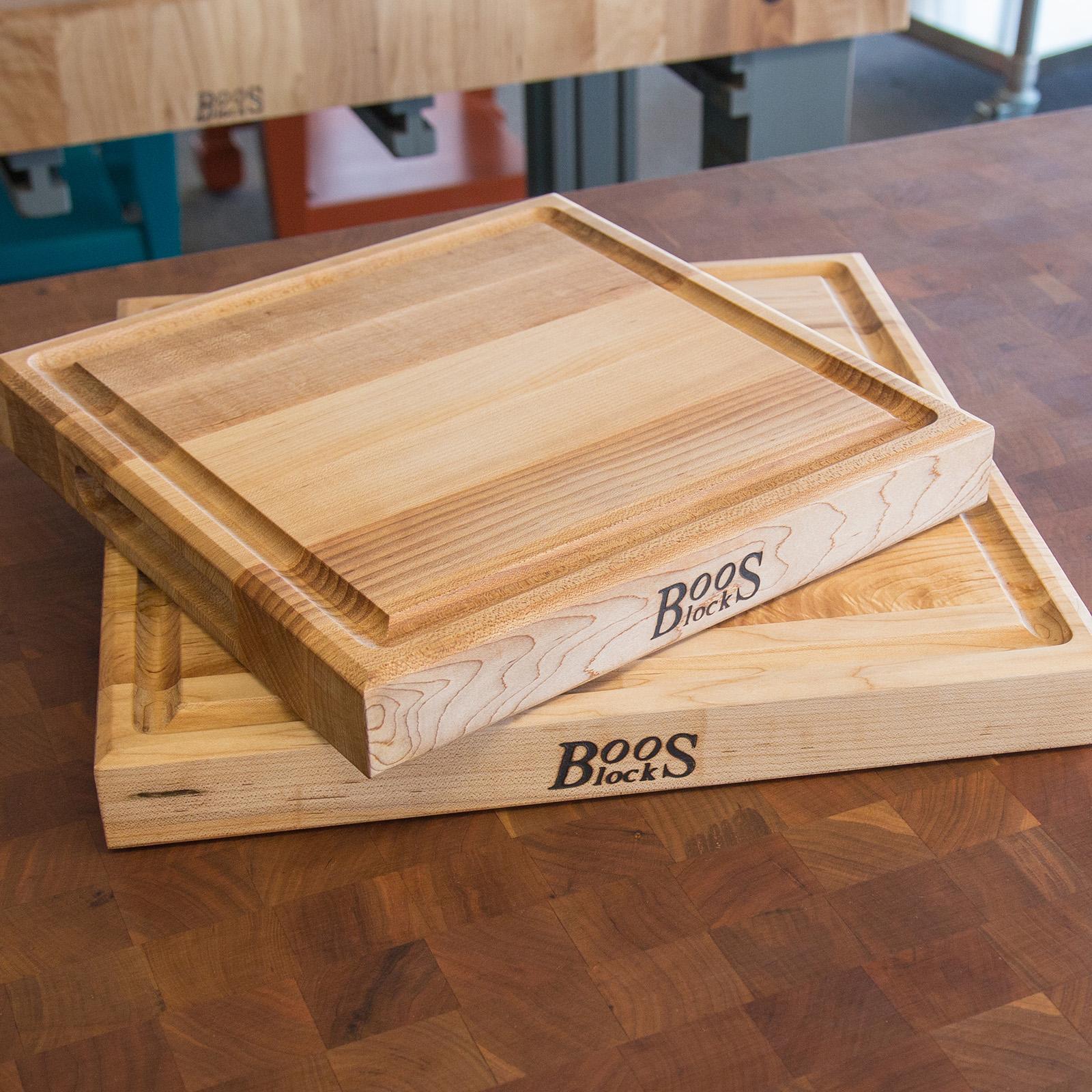 Square Cutting Board with Juice Groove 17 Square Cutting Board with Juice Groove