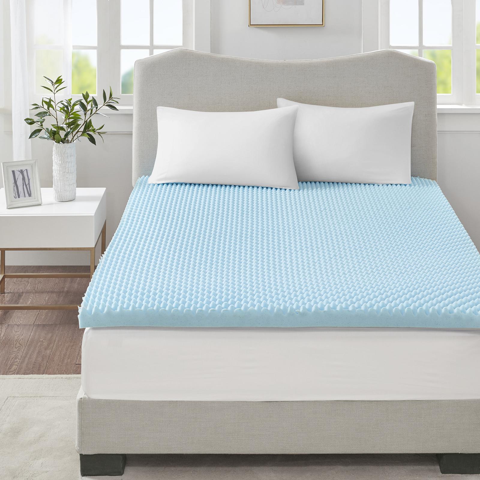3-Inch Gel Memory Foam All Season Reversible Hypoallergenic Cooling Mattress Topper