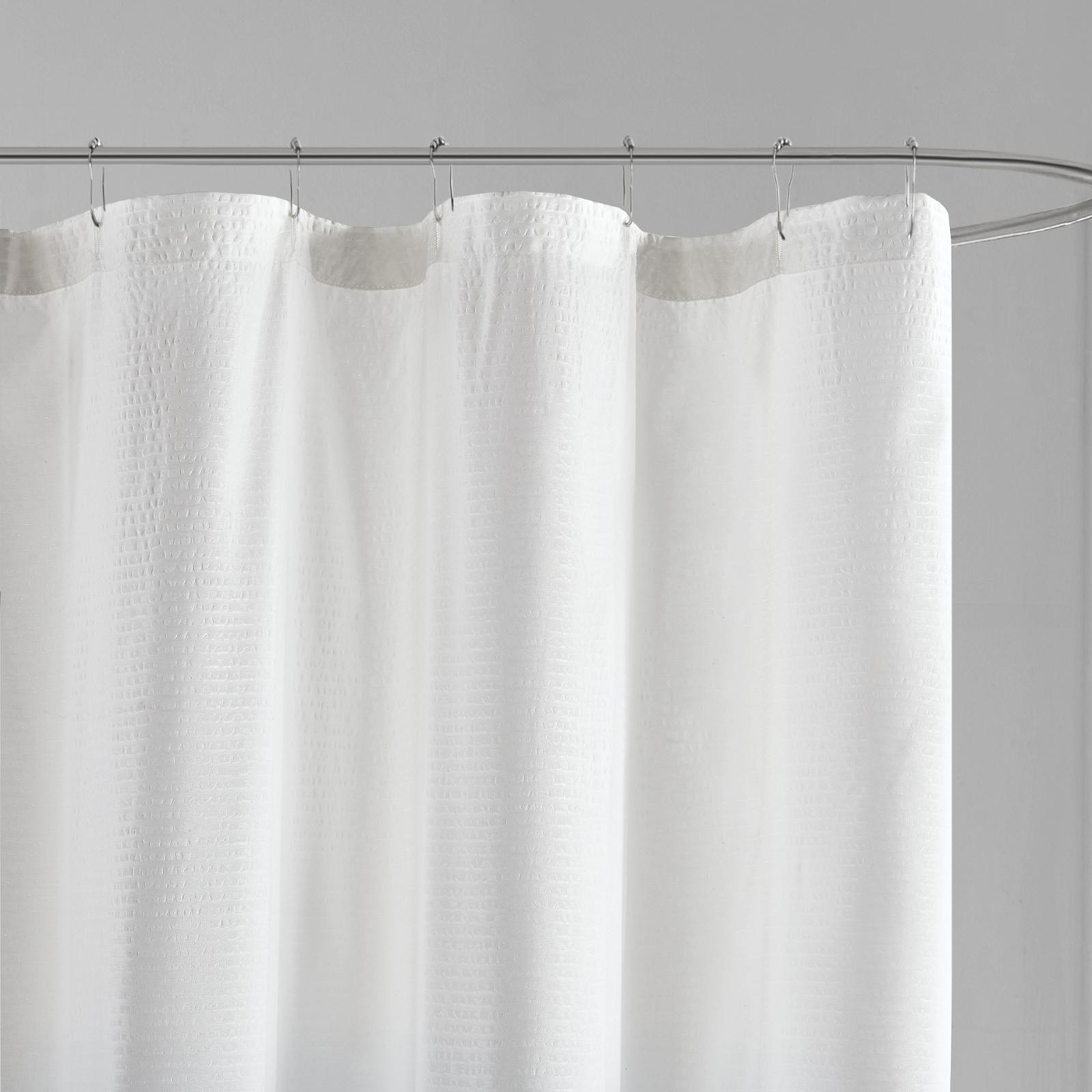 Ara Seersucker Shower Curtain 4 Ara Seersucker Shower Curtain