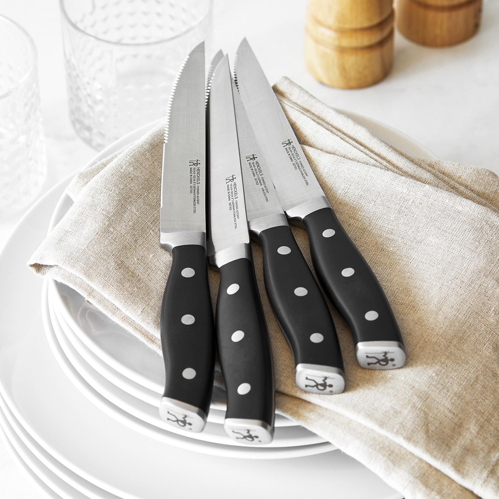 Forged Accent Steak Knife, Set of 4 14 Forged Accent Steak Knife, Set of 4