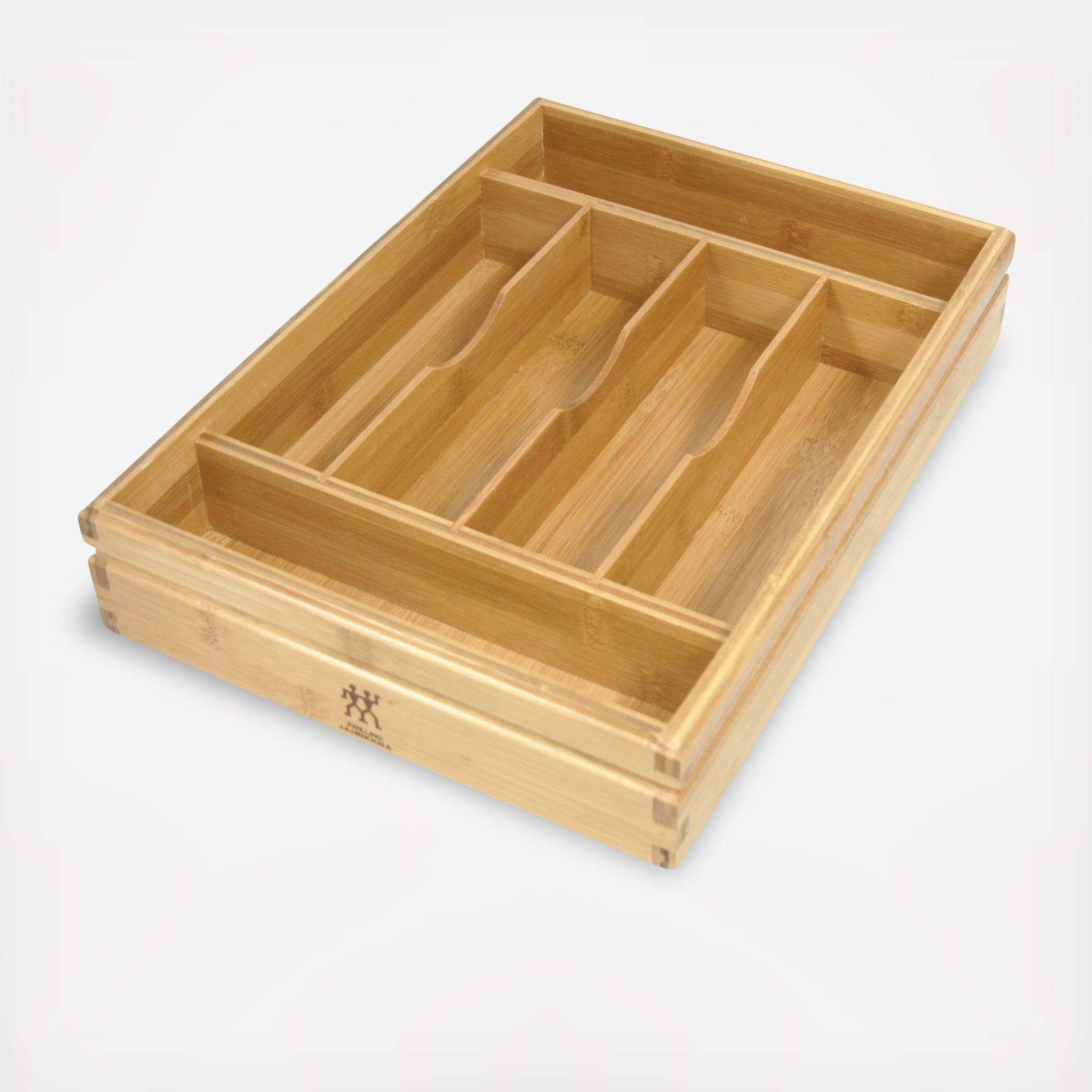 Bamboo Utensil Tray 1 Bamboo Utensil Tray