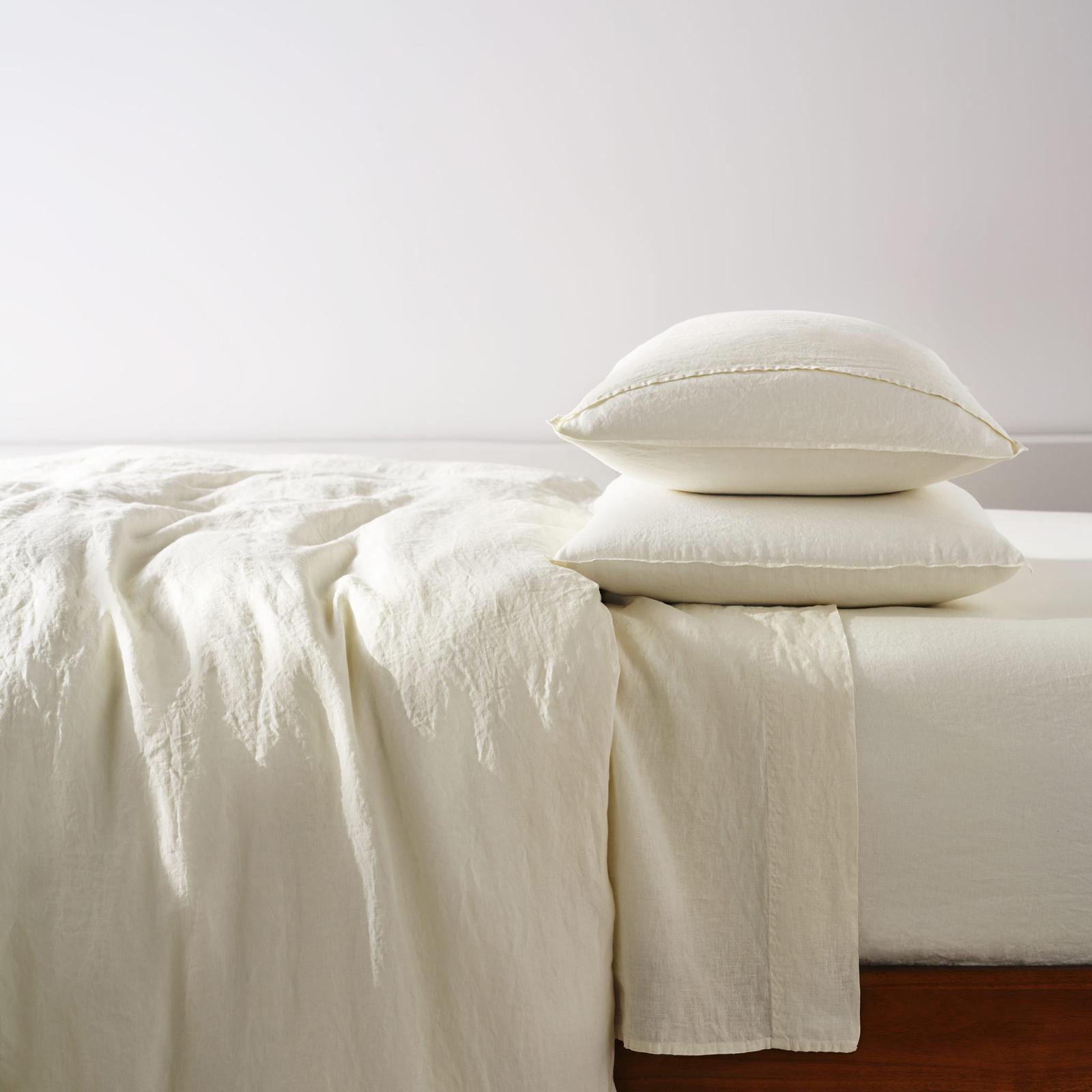 Washed European Linen Pillowcase, Set of 2 1 Washed European Linen Pillowcase, Set of 2