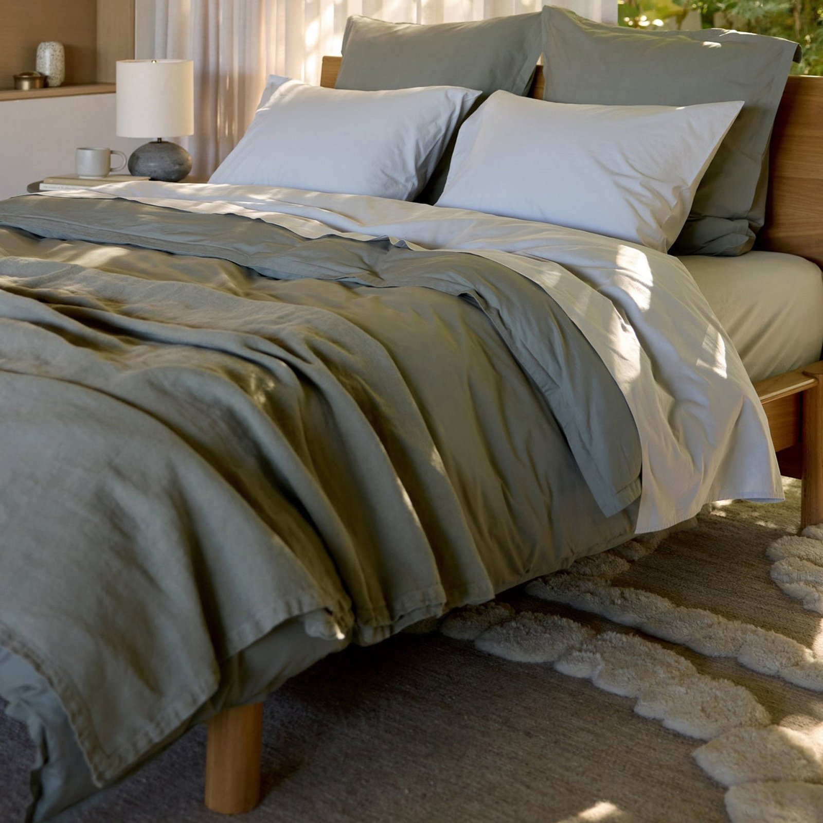 Percale Long-Staple Egyptian Cotton Euro Sham 16 Percale Long-Staple Egyptian Cotton Euro Sham