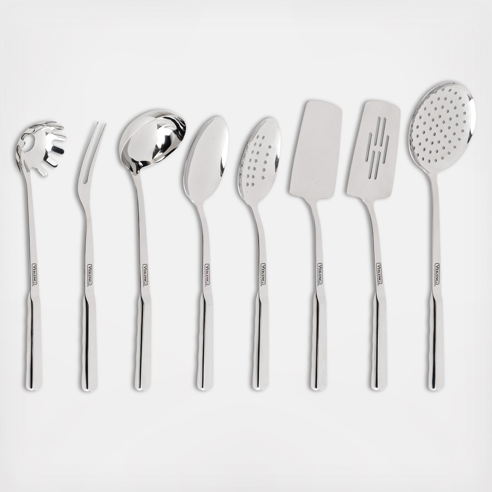 8-Piece Stainless Steel Utensil Set 2 8-Piece Stainless Steel Utensil Set