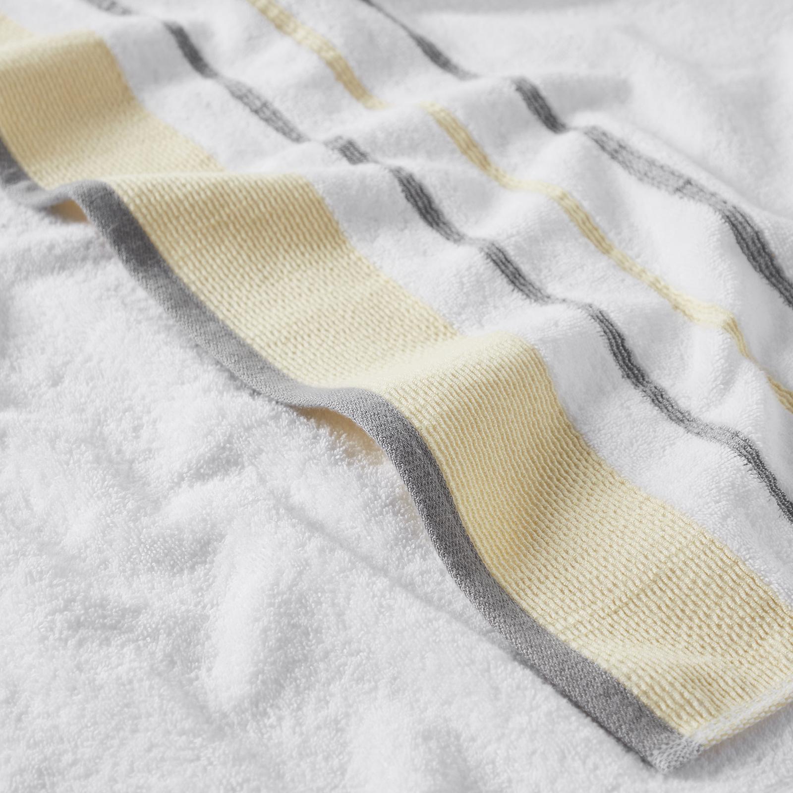 Noelle 6-Piece Cotton Stripe Bath Towel Set