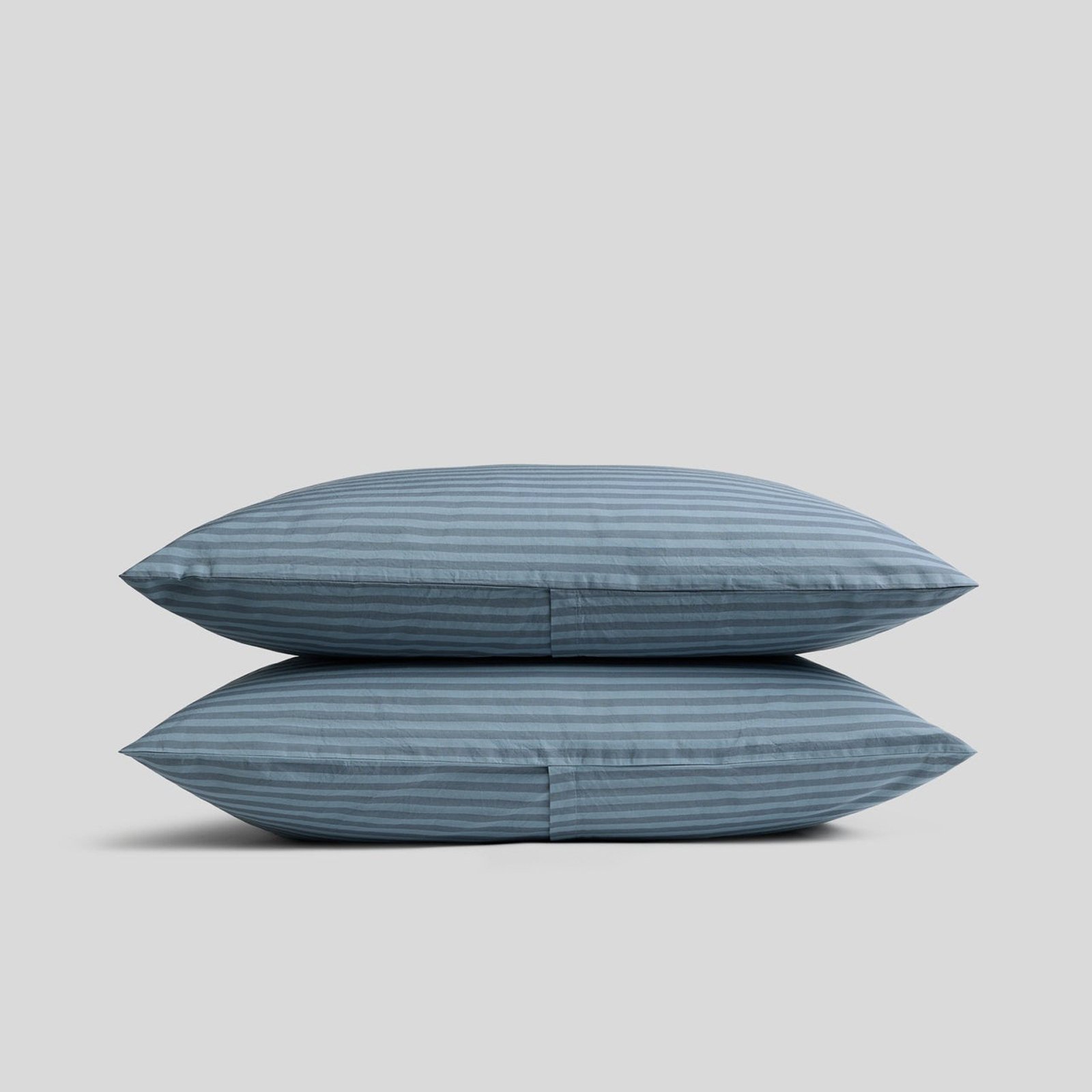 Percale Stripe Pillowcase, Set of 2 2 Percale Stripe Pillowcase, Set of 2