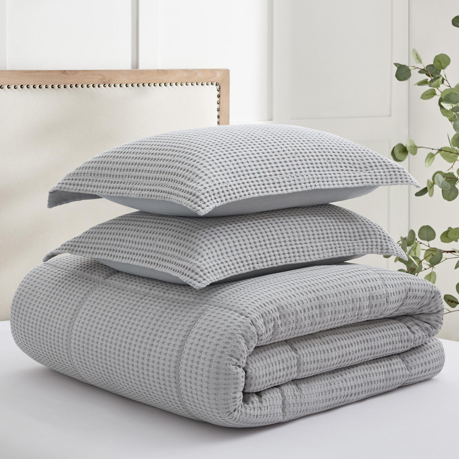 Mills Waffle 3-Piece Comforter Set 17 Mills Waffle 3-Piece Comforter Set