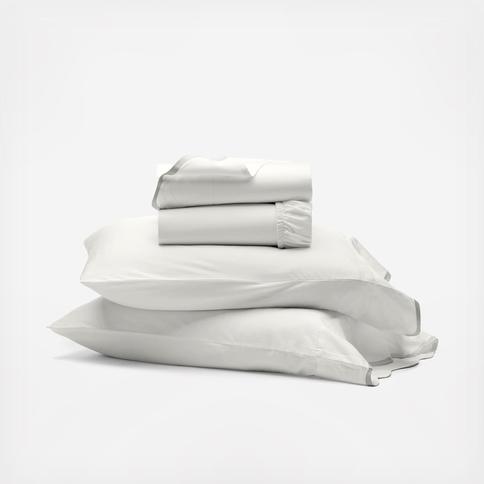 Signature Curved Edge 4-Piece Sheet Set 2 Signature Curved Edge 4-Piece Sheet Set