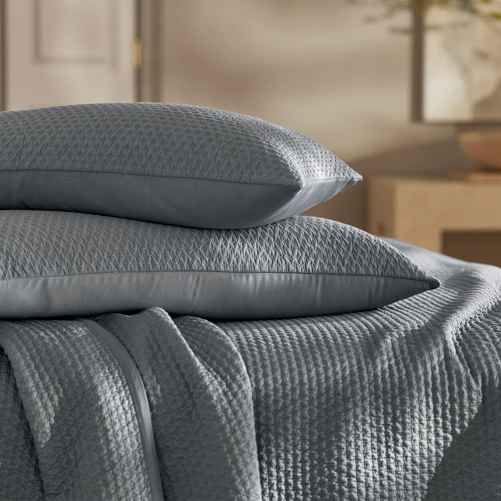 Signature Textured Stitch Quilted Sham 5 Signature Textured Stitch Quilted Sham
