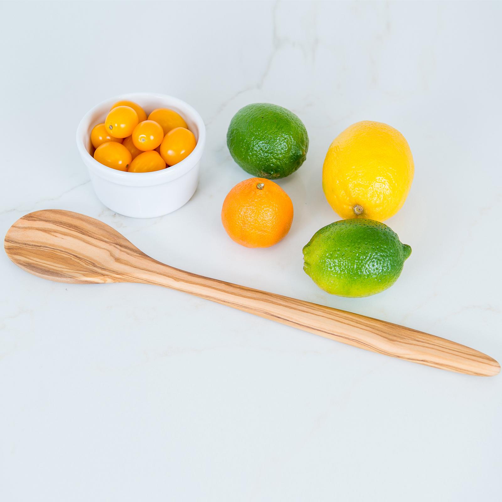 Olive Wood 5-Piece Kitchen Tool Set 4 Olive Wood 5-Piece Kitchen Tool Set